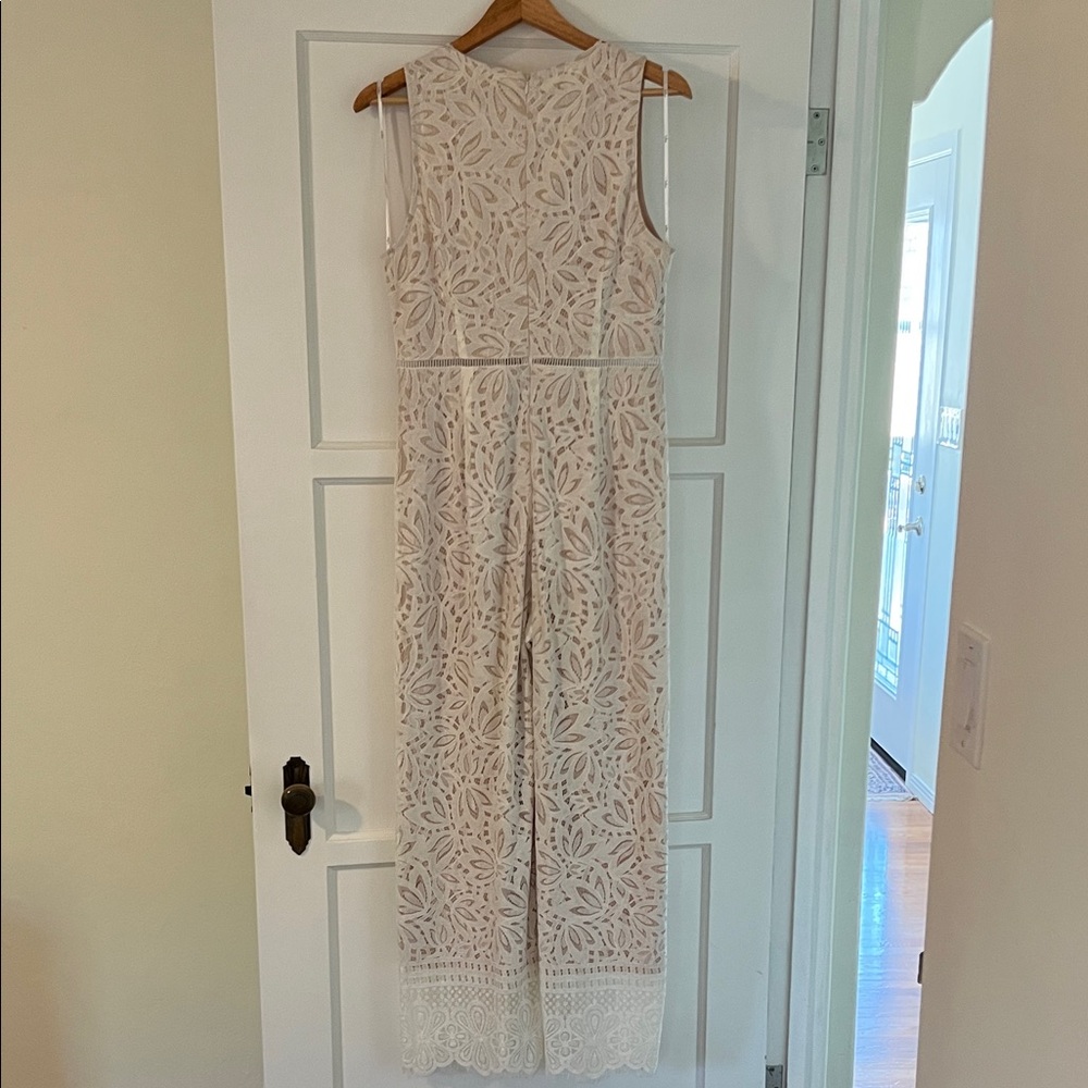 Lulu’s Cream Lace Jumpsuit - Picture 5 of 6